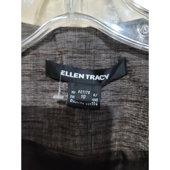 Ellen Tracy Women's Brown Jacket Sz 10Petite NWT - Picture 9 of 9